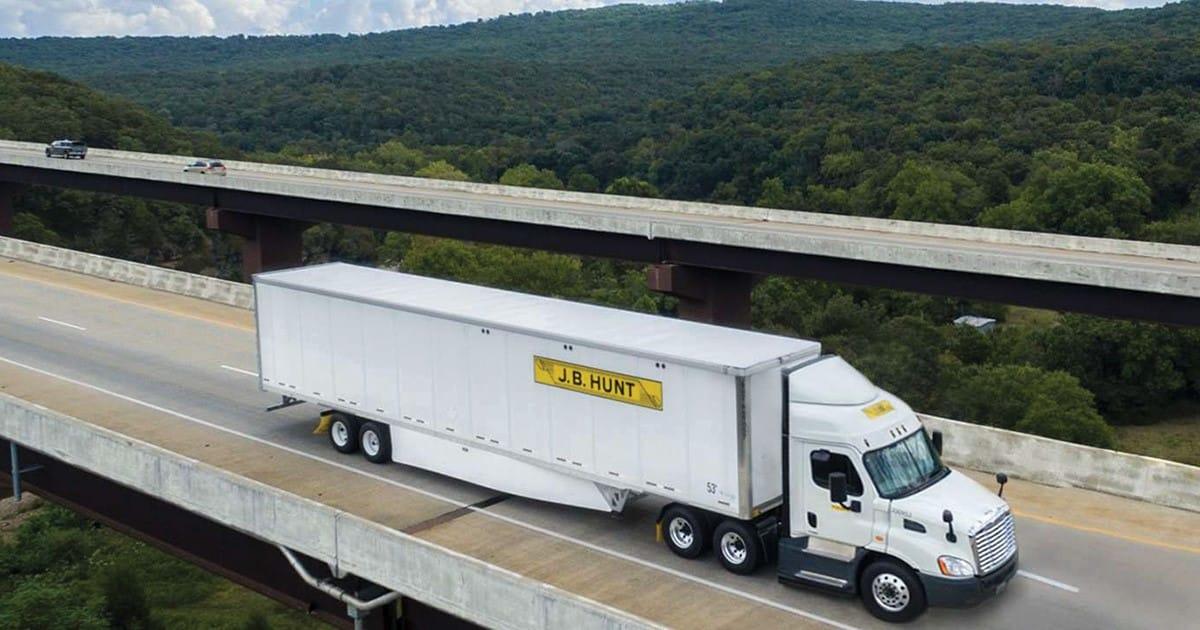 JB Hunt Transport Truck Image
