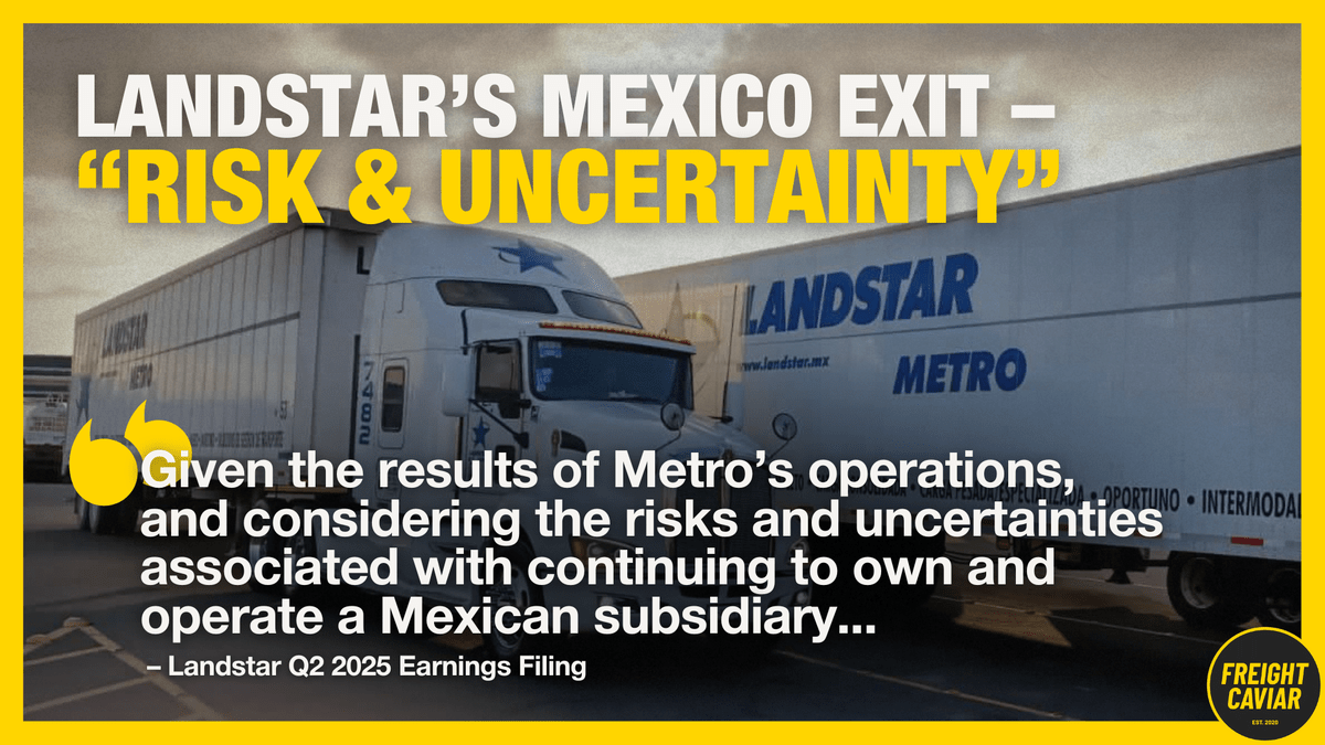 Landstar s Mexico Exit Risk Uncertainty