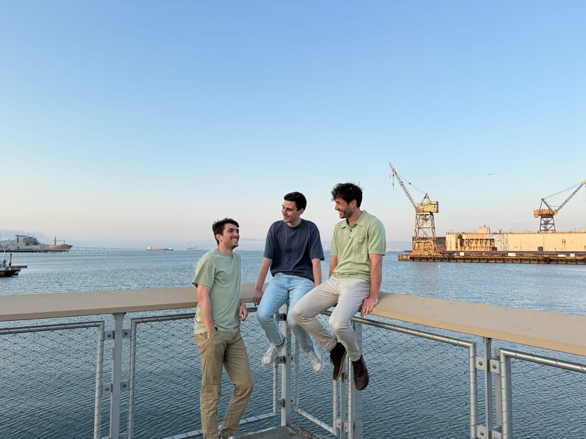 HappyRobot co founders L to R Pablo Palafox Luis Paarup and Javier Palafox