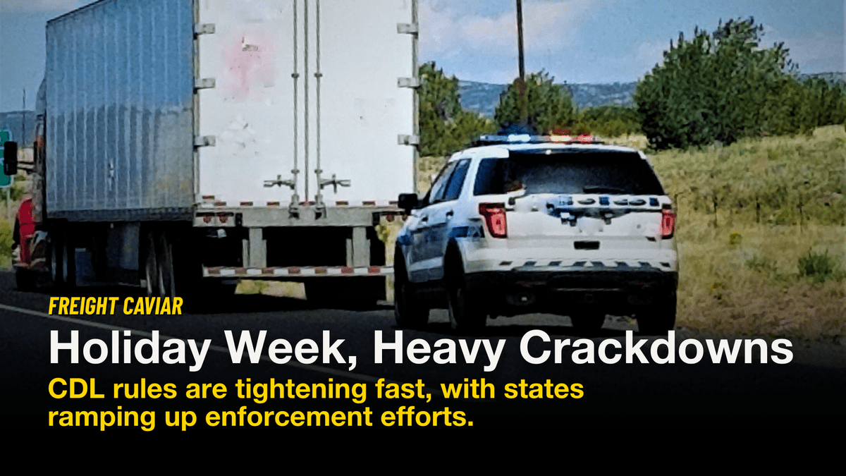 The CDL Enforcement Wave