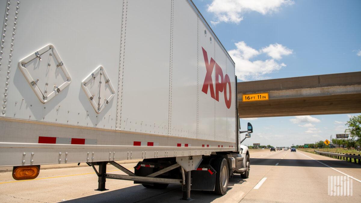 An XPO trailer being pulled on a highway 1200x675 1